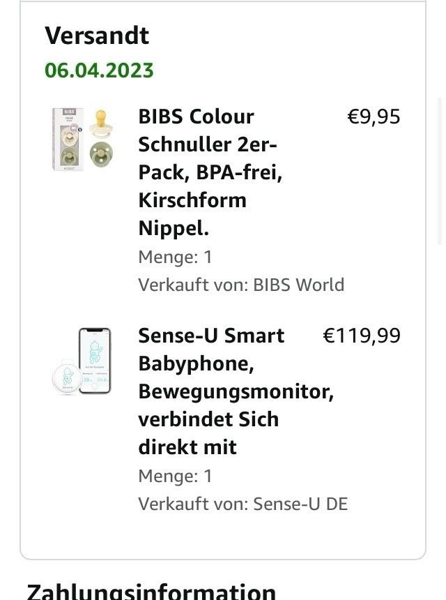 Sense U Smart Babyphone Bewegungsmonitor Temperatur in Hamburg