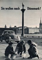 VW Käfer Werbung Reklame Vintage-Deko 1955 Baden-Württemberg - Steinen Vorschau