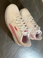 Puma Carina 2.0 Sneakers Teenager weiß pink Größe 36! Leder Bayern - Germering Vorschau