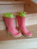 Gummistiefel Gr. 27/28 Kinder  rosa/gelb, gefüttert Dresden - Bühlau/Weißer Hirsch Vorschau