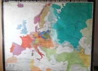 Europa Zeit der Franz. Rev. und Napoloen DDR1968 große Wand-Schul Thüringen - Birx Vorschau