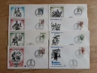 Berlin 8 × FDC  1969  Berliner des 19. Jahrhunderts Bayern - Würzburg Vorschau