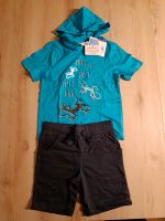 Shorty 2 Teiler Shirt Hose NEU mit ETIKETT Gr 110 Sachsen-Anhalt - Gröbzig Vorschau