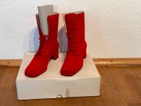 Stiefeletten für Damen Wildleder rot Gr. 40 - Neuzustand - Baden-Württemberg - Mannheim Vorschau