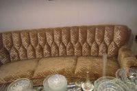 Vintage Sofa Couch gold Mid Century top Zustand Liebhaberstück Hessen - Künzell Vorschau