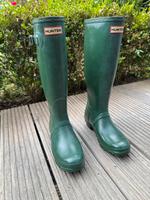 Hunter Gummistiefel Grün Gr. 38 Niedersachsen - Himmelpforten Vorschau