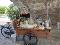 Sektempfang Prosecco Bike Bar Rad Trauung Hochzeit mieten Bayern - Sommerhausen Main Vorschau