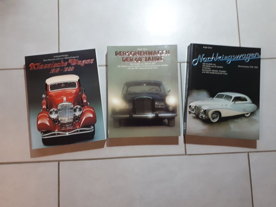 3 Bücher über klassische Autos in Wesel