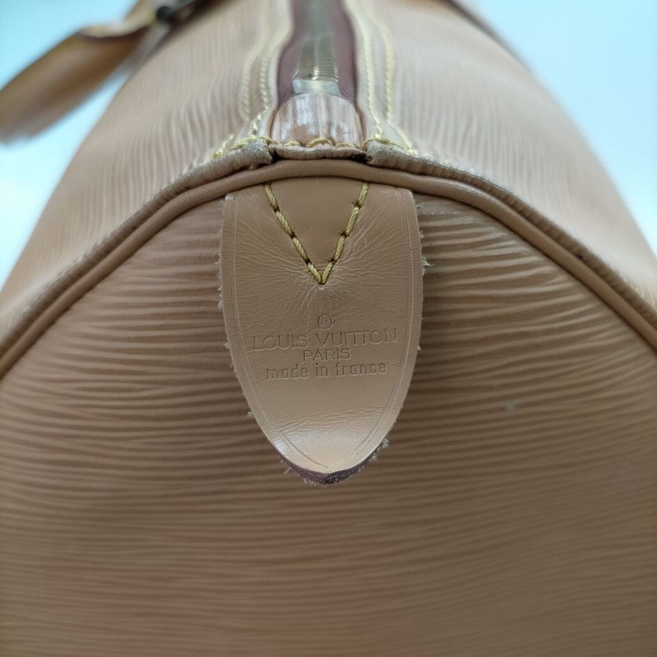 Louis Vuitton Keepall 45 Epi Leder Beige Boston Weekender Tasche in Durbach