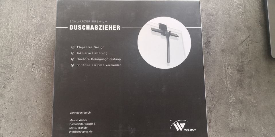 Duschabzieher WEBO+ - neu in Weißensberg