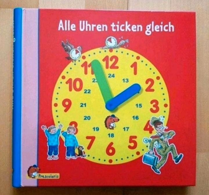 Prescolaris Neu! Uhrzeit Zahlen Laute Farben Lernen Vorschule Uhr in Bielefeld