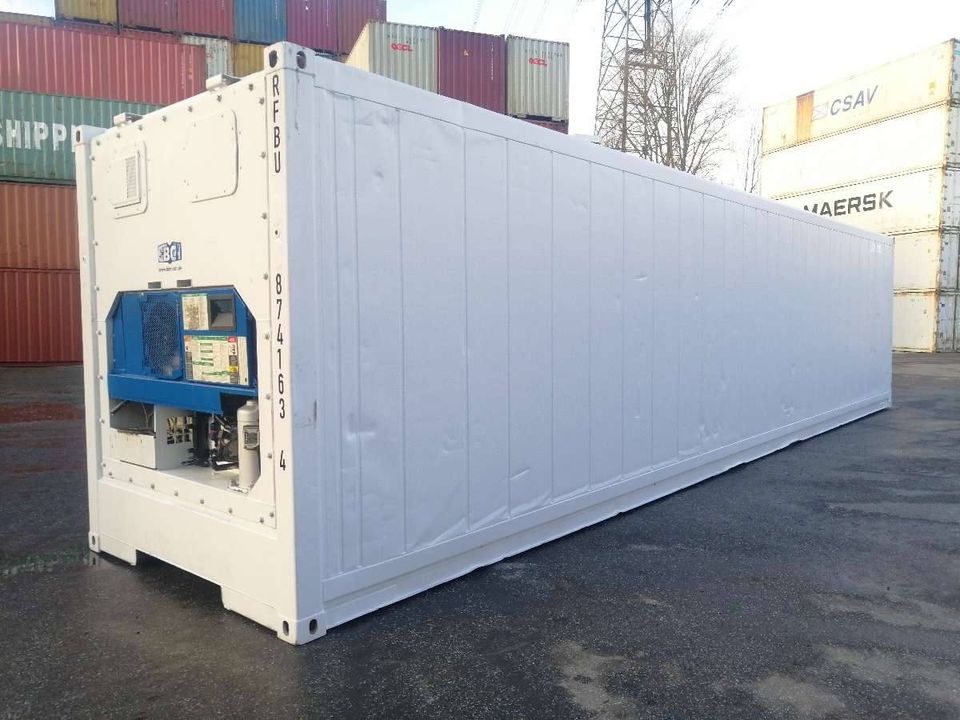 ✅ 40 Fuß HC Kühlcontainer/ Kühlzelle / mit PVC Vorhang in Hamburg