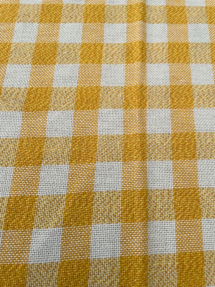 Tischdecke rechteckig gelb weiß 93 x 124 cm in Andernach