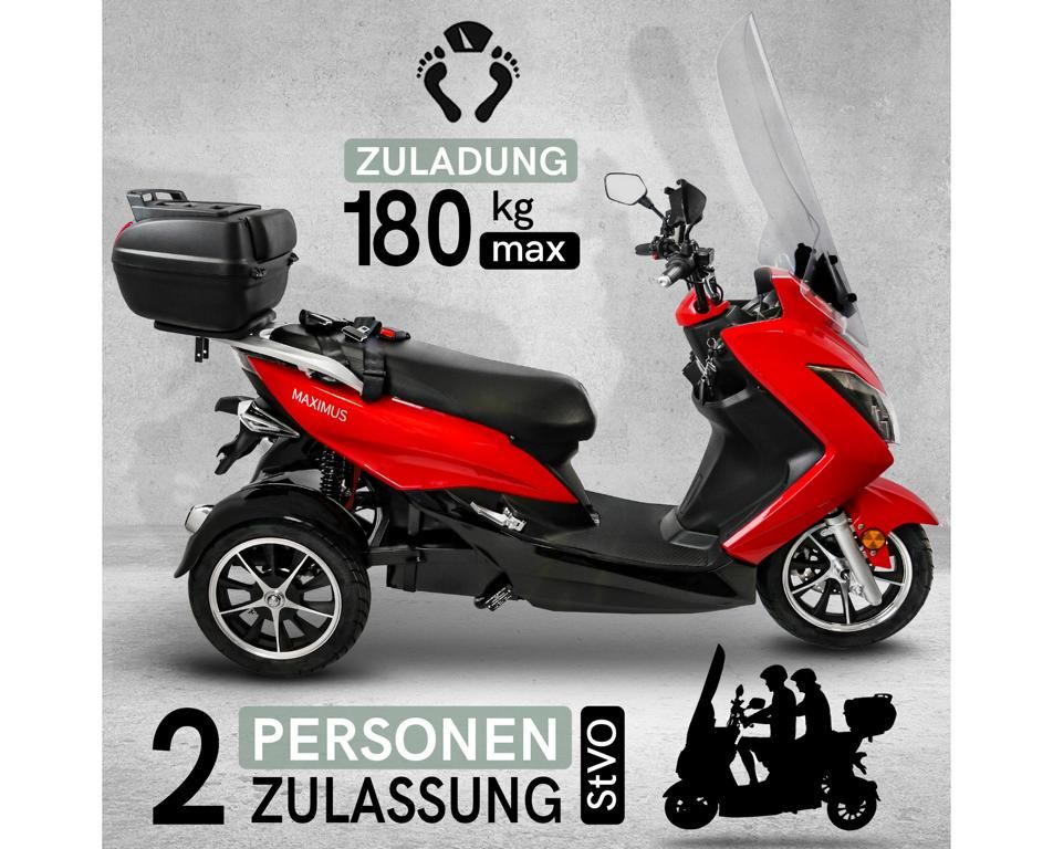 Maximus, 3-Rad E-Mobil MX3-25 - 25 km/h, 2 x Lithium Akku in Herzberg/Elster