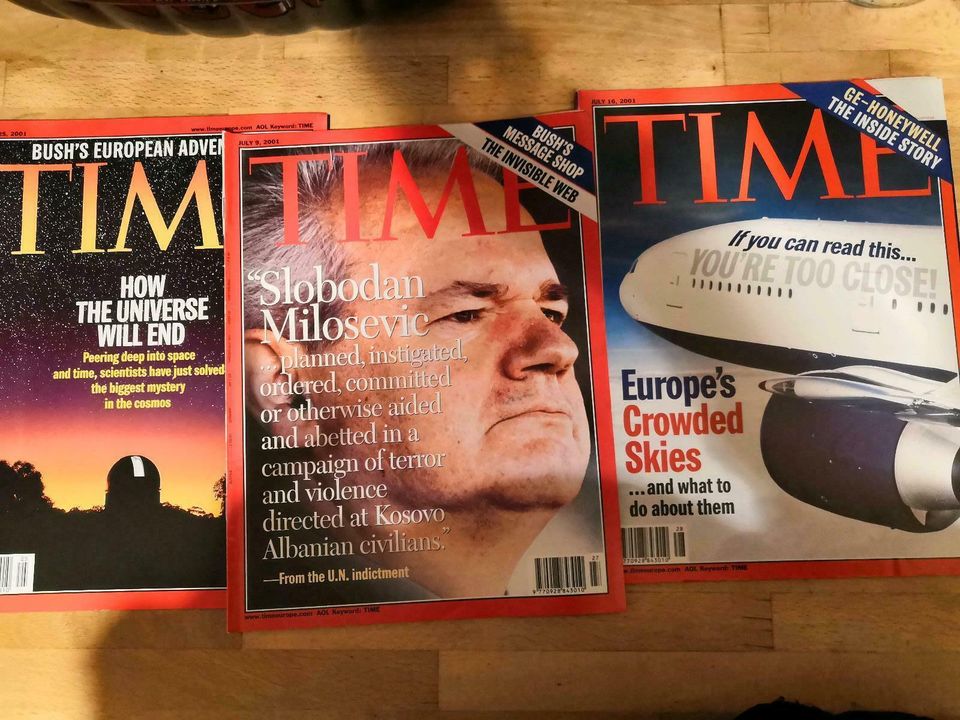 Jahr 2001 Time Magazin original englisch Ausgabe einzeln in Berlin