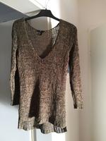 H&M olivfarbener Bändchengarn V Pulli Hessen - Neckarsteinach Vorschau