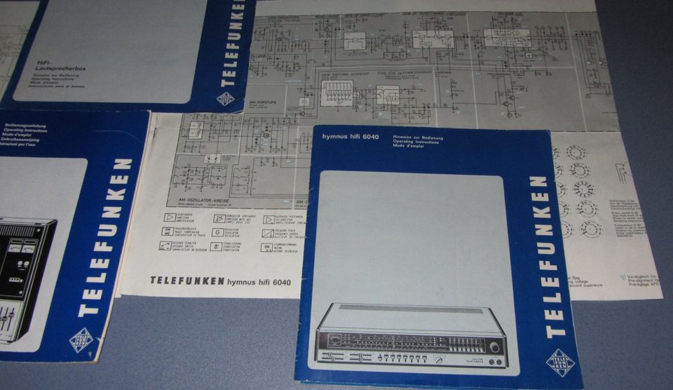 Telefunken - Hifi Anlage - Receiver - Tonband - Boxen - Bänder in Paderborn