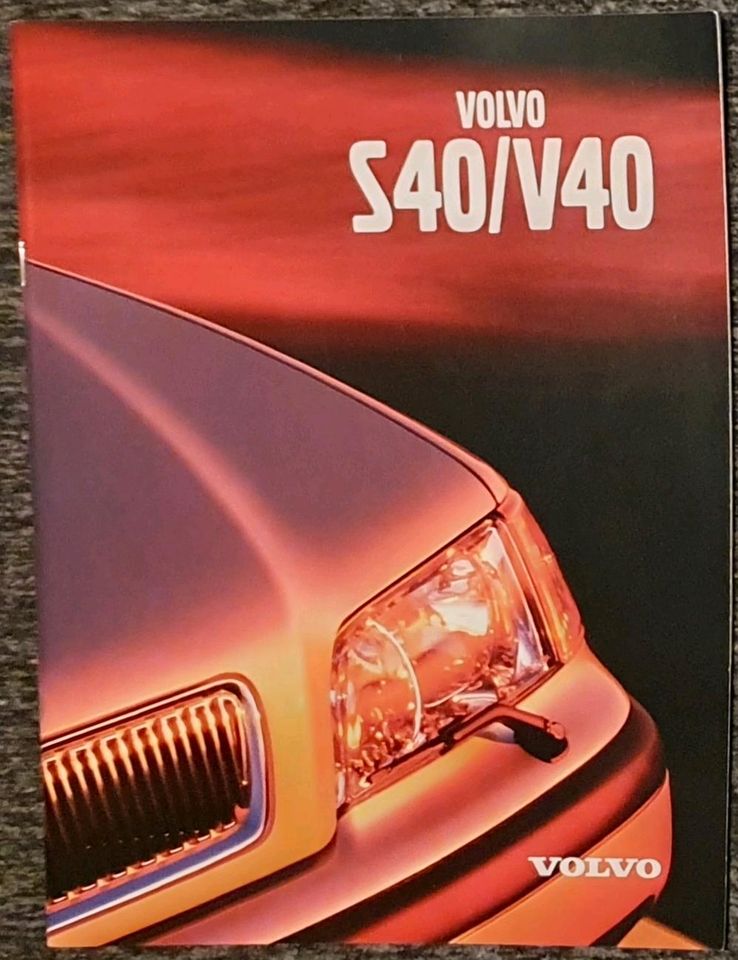 Prospekt Volvo S40, V40 2000 in Mönchengladbach