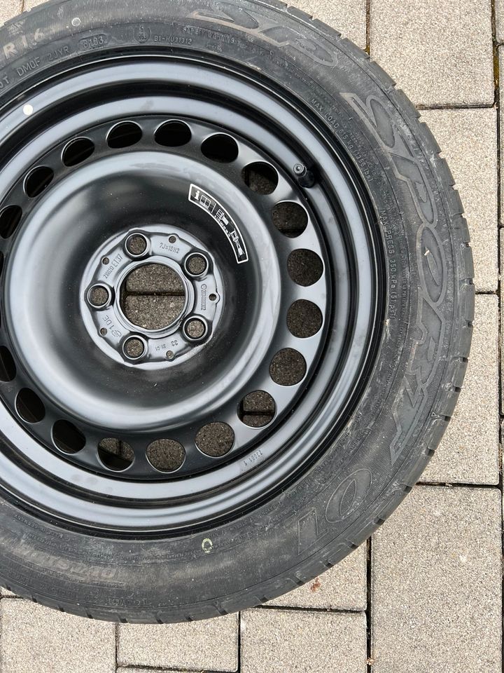 Original Mercedes C Klasse 203 Stahfelge Sommerreifen 205/55 R16 in Bruckmühl