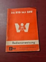 Original Bedienungsanweisung DDR 3-6 KVD Sachsen-Anhalt - Möckern Vorschau