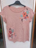 Esprit T-Shirt Sommertop kurzarm XS Rosa Bunt Blumenmuster Baden-Württemberg - Mötzingen Vorschau
