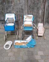 ZEKIWA 2x Puppenwagen blaue Aufsätze / Buggy DDR Kult Sachsen-Anhalt - Kroppenstedt Vorschau