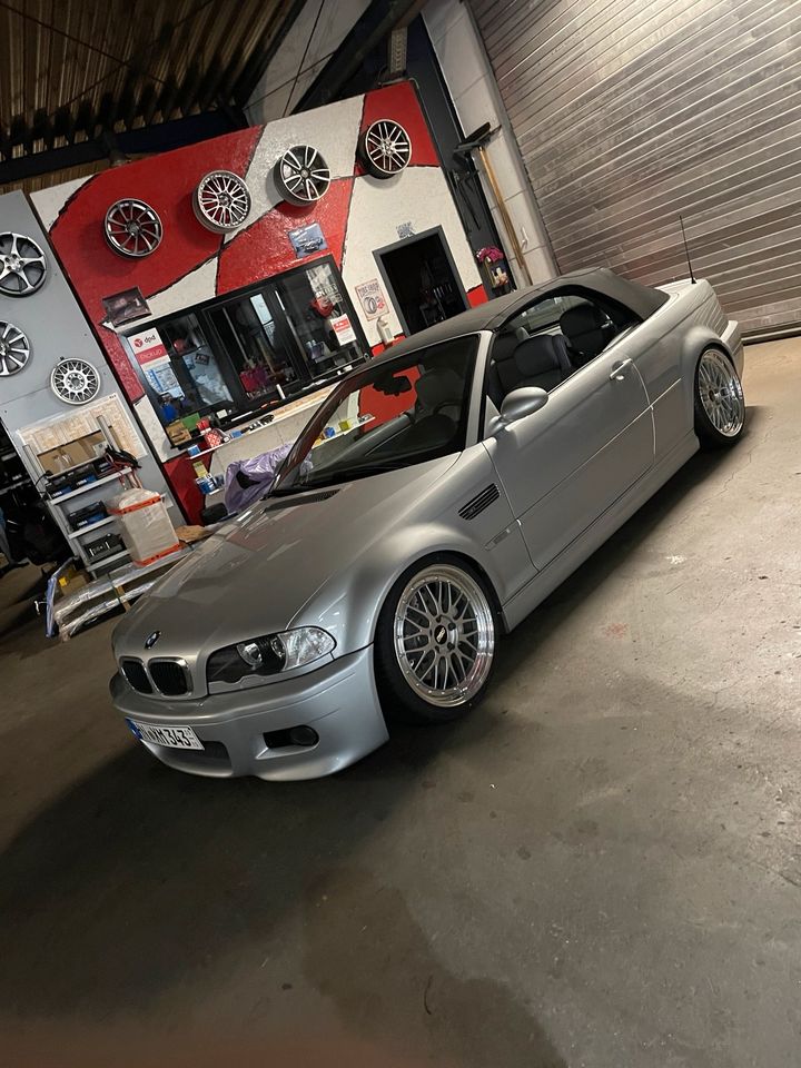 BMW E46 M3 Cabrio Facelift Schalter BBS Le Mans TÜV Neu in Neckarsulm