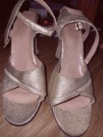 Neue Damen Pumps Gold Glitter EU 38 Bayern - Arnstorf Vorschau