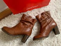 GÖRTZ SHOES Ankle Boots Stiefeletten Gr. 39 cognac camel braun Baden-Württemberg - Neckargemünd Vorschau