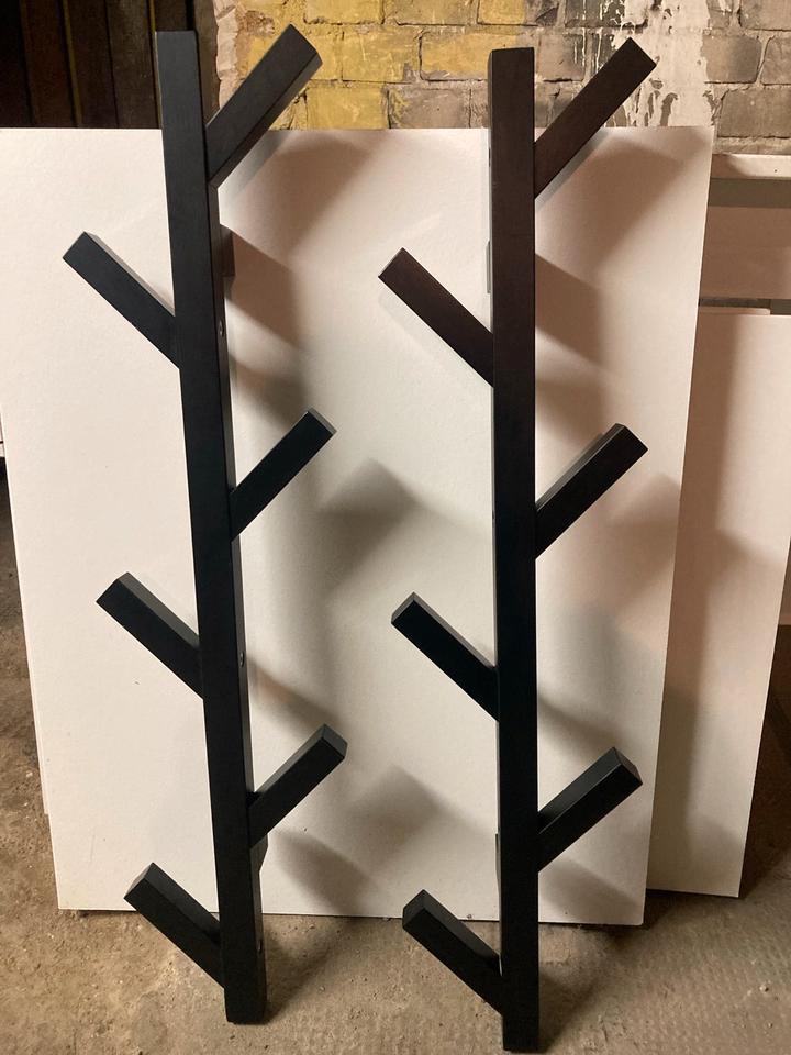 Zwei schöne Garderobenhaken, Aufhänger, Ikea Tjusig schwarz in Berlin