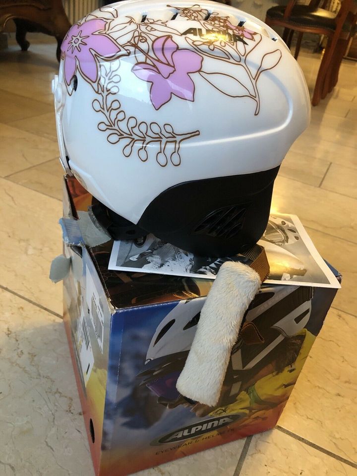 Alpina Kinder Ski Helm Sturzfrei rosa 48-52 in Kirn