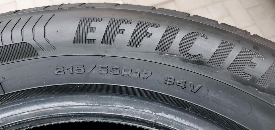 2x Sommerreifen Goodyear Efficientgrip 215/55R17 in Halle (Westfalen)