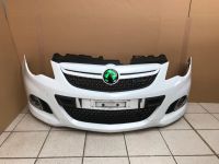 Opel Corsa D OPC Facelift FL Stoßstange vorn Frontstoßstange weiß Sachsen-Anhalt - Köthen (Anhalt) Vorschau