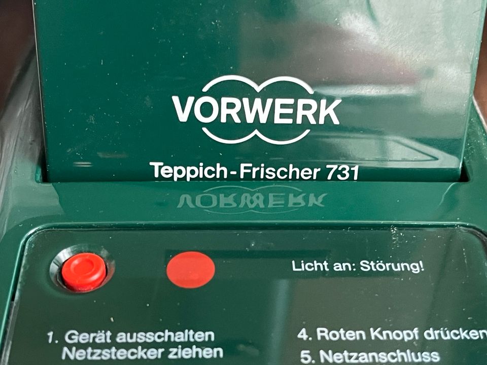 Teppichfrischer Vorwerk 731 mit Zubehör in Neutraubling