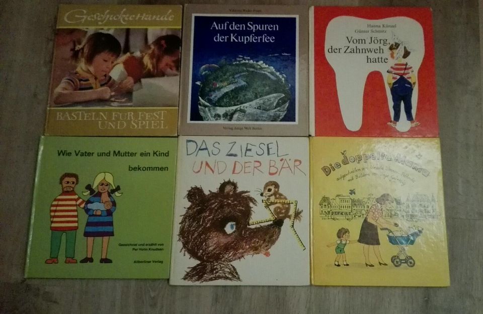 6 beliebte, original Kinderbücher DDR in Rosenow