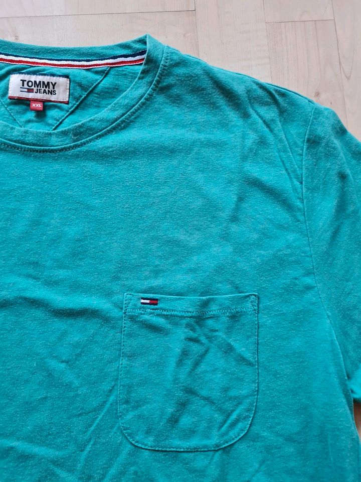 Tommy Jeans tshirt gr XXL türkis 2XL shirt in Oldenburg