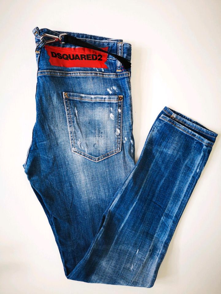 ‼️ORIGINAL DSQUARED2 BLUE DENIM RED LABEL COOL GUY JEANS GR. 50 in Stuttgart