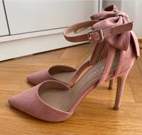 New Look High Heels Sandalen Rosa mit Schleifen 37 Frankfurt am Main - Dornbusch Vorschau