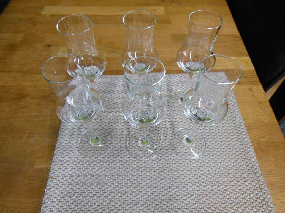 6 Grappa-Gläser, Schott Zwiesel,neuwertig,17,5 cm hoch in Neuenbürg
