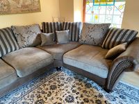 Sofa, Couchgarnitur. Sitzecke Wohnzimmer inklusive Hocker Retro Bayern - Moosinning Vorschau