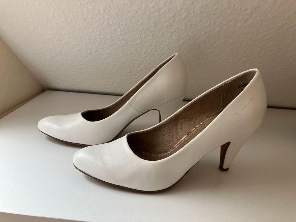 Brautschuh Hochzeitsschuh Pumps Größe 38 Tamaris in Plauen