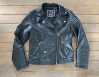 Biker-Jacke, wie Lederjacke, Gr. 164, schwarz Bayern - Maisach Vorschau