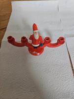 Kleiner DDR Leuchter rot mit Weihnachtsmann für Puppenkerzen DDR Sachsen - Thum Vorschau