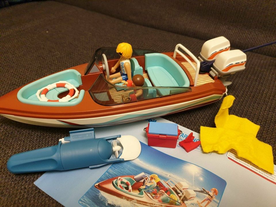 Playmobil 9428 Motorboot mit Unterwassermotor Originalverpackung in Frankfurt am Main