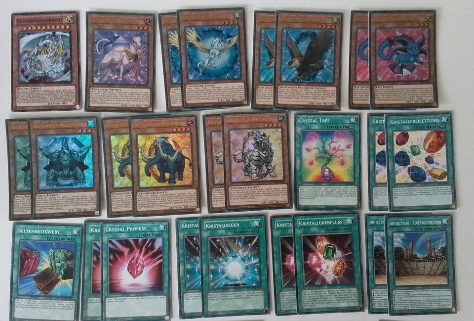 Yu-Gi-Oh - Kristallungeheuer Deck in Herzebrock-Clarholz