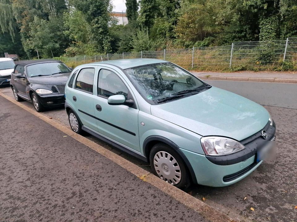 Opel Corsa C 81TKM Klima 8 Fach Bereift winterreifen Neu. in Ennepetal