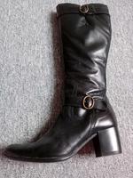 Schwarze Stiefel 36 Leder Venturini Thüringen - Erfurt Vorschau