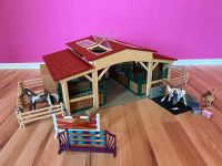 Schleich - Horse Club Reiterhof /Pferdestall+Extras+41 Pferde Sachsen - Großenhain Vorschau