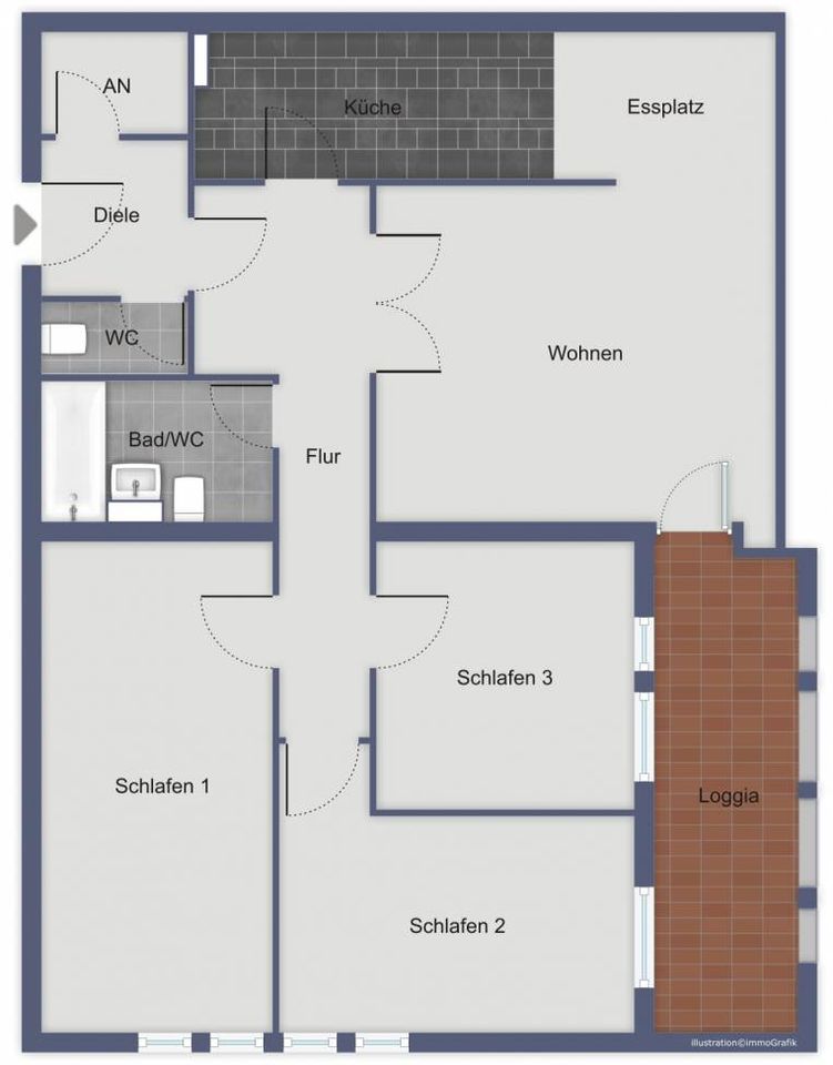 Für Anleger am Bernkastler Platz * PROVISIONSFREI * 4 Zimmer mit Loggia, Gäste-WC, Aufzug in Berlin