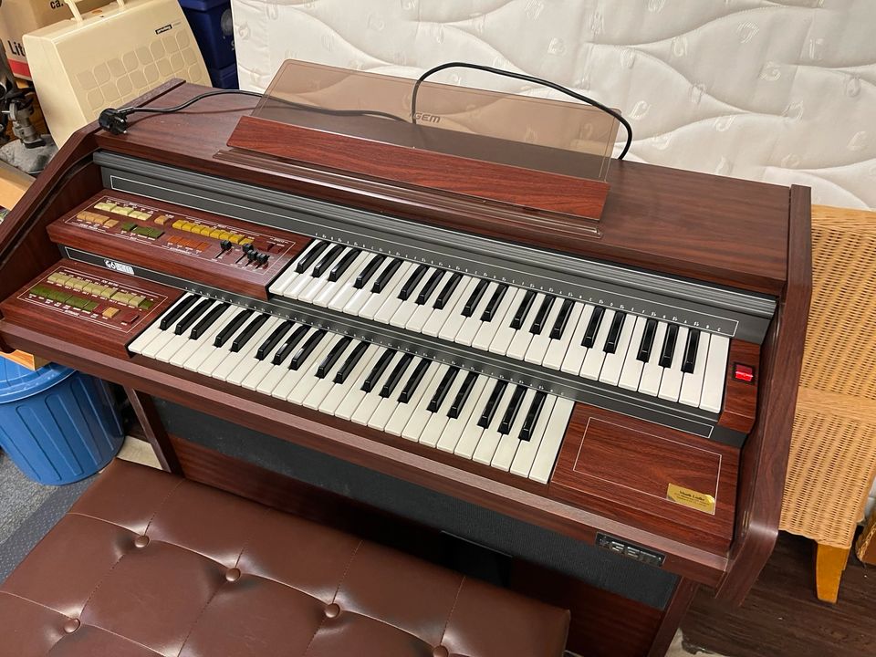 Elektrische Orgel Klavier Keyboard mit Hocker GEM Hannover in Hannover